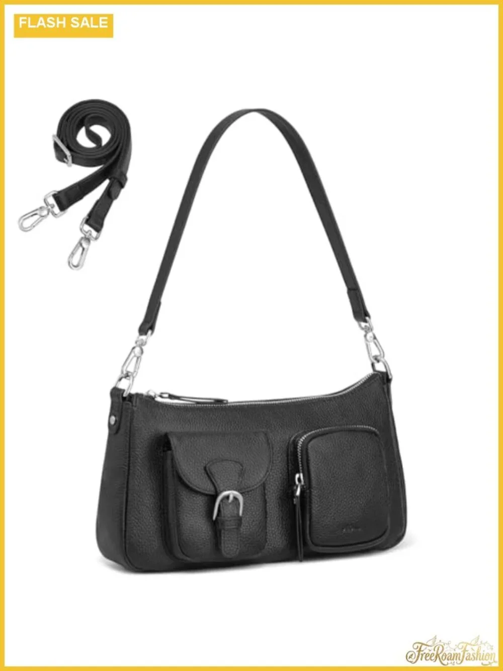Leather Hobo Bag for Women Crossbody Shoulder Purse Handbag